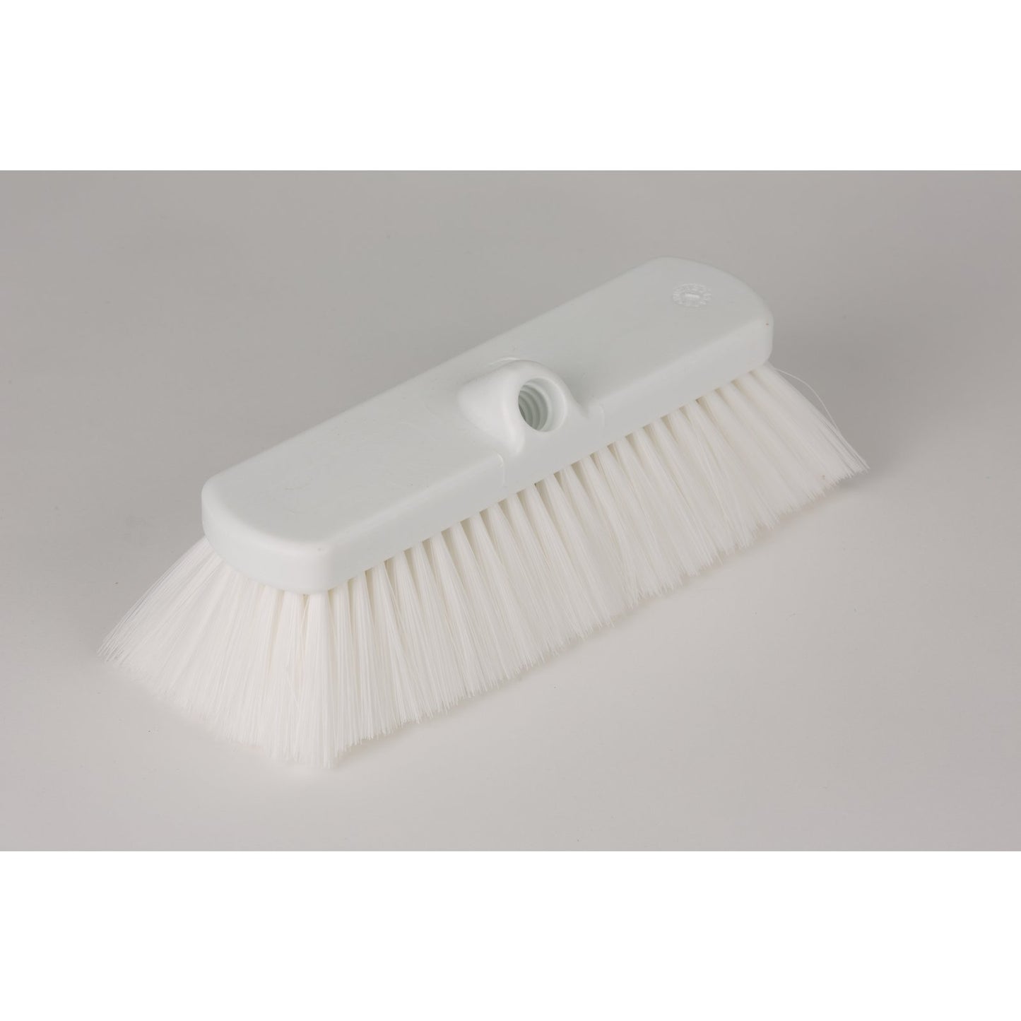 Carlisle 41278EC02 10" White Color Coded Flo-Thru Wall & Equipment Brush