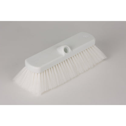Carlisle 41278EC02 10" White Color Coded Flo-Thru Wall & Equipment Brush