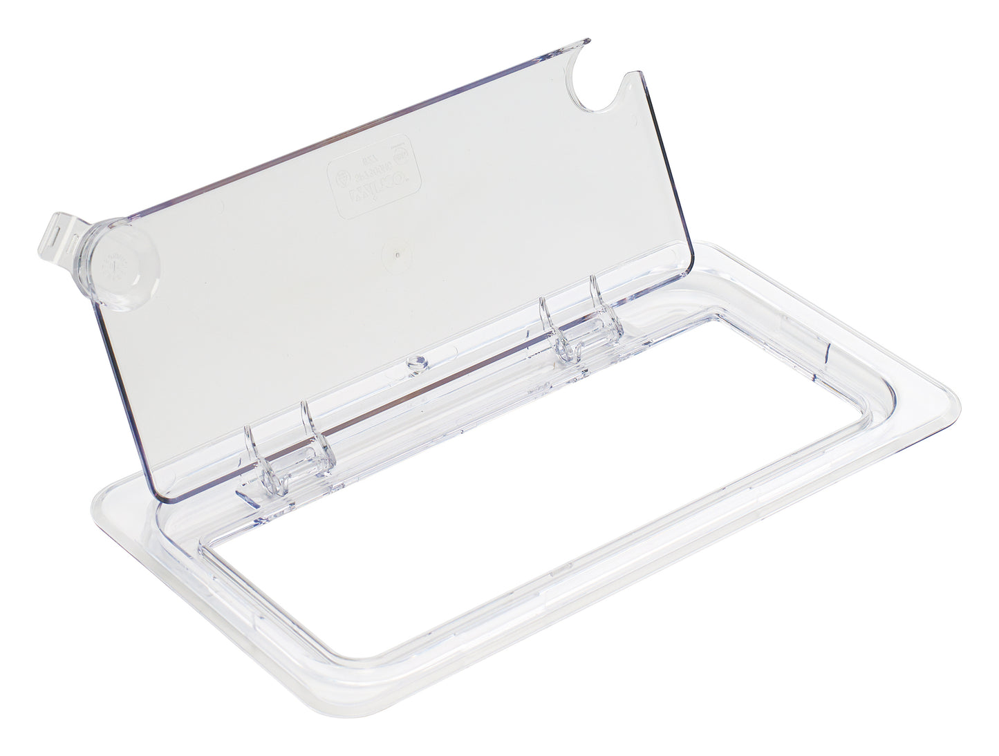 Winco SP7300H 1/3 Size Clear Hinged Lid Cover for SP7302/7304/7306/7308