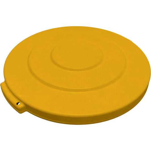 Sparta 84101104 10 Gallon Yellow Round Polyethylene Bronco Waste Bin Trash Container Lid
