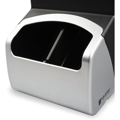 San Jamar MODBFD 10.25" x 13.25" x 18.25" Black Stainless Steel Modular Bulk FIFO Dispenser