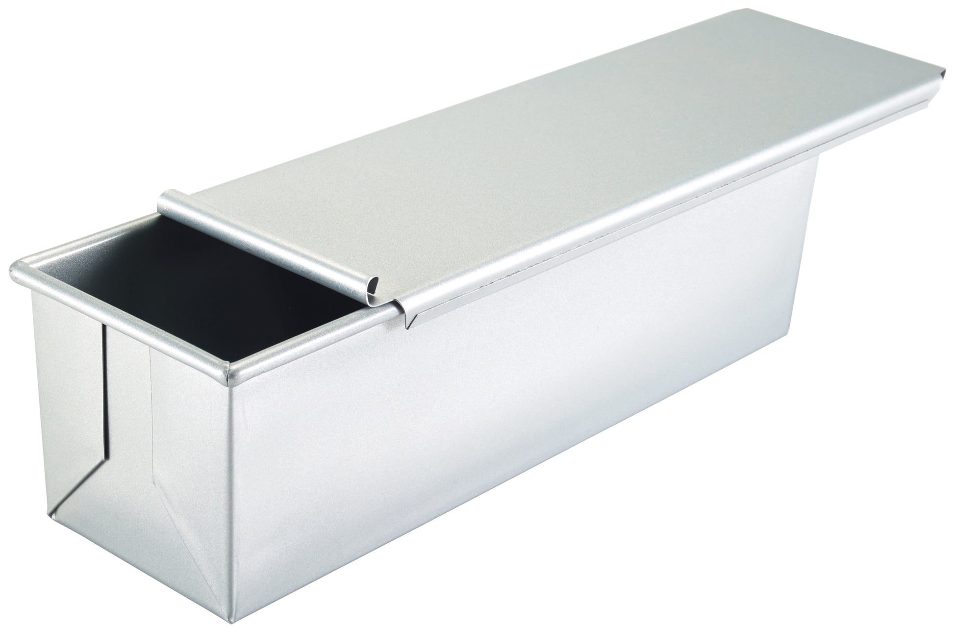 Winco HPP-15 1-1/2 Lb 13"x4"x4" Aluminized Steel Pullman Pan