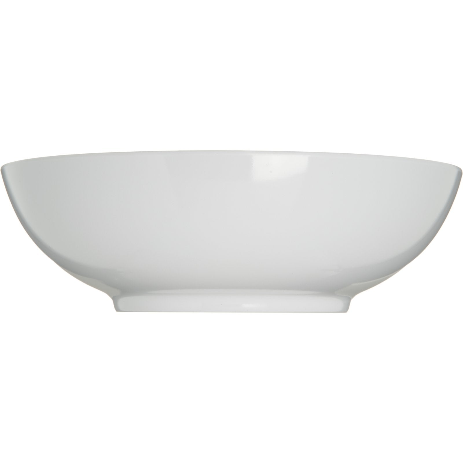 Carlisle 4381302 40 oz White Epicure Melamine Chef Salad Serving Bowl