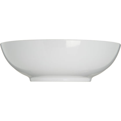 Carlisle 4381302 40 oz White Epicure Melamine Chef Salad Serving Bowl