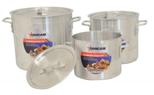 Omcan 43368 16 Qt Aluminum Stock Pot