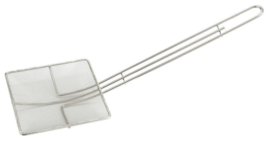 Winco SCF-6S 6-3/4" Nickel-Plated Mesh Skimmer