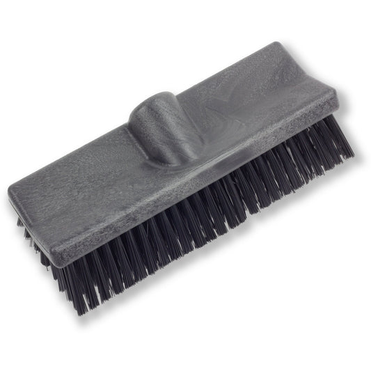 Carlisle 40423EC03 10" Black Color Coded Bi-Level Scrub Brush