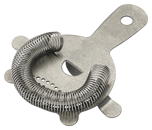 Winco BABS-6CS Stainless Steel After 5 4-Prong Bar Strainer, Crafted Steel Finish