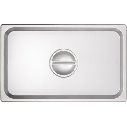Carlisle 607000C Full-Size Stainless Steel DuraPan Steam Table Hotel Pan Handled Cover