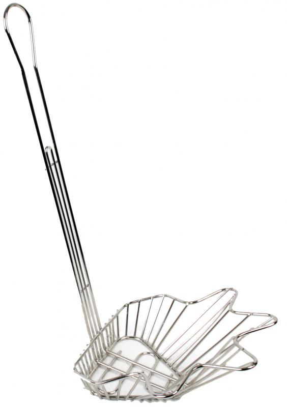 Omcan 80387 18" Triangle Taco Salad Bowl Frying Basket