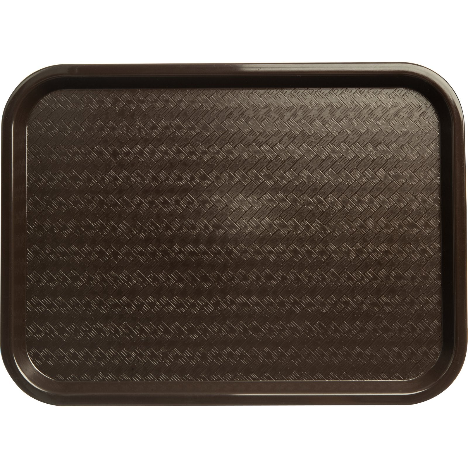 Carlisle CT121669 12" x 16" Chocolate Cafe Fast Food Cafeteria Tray