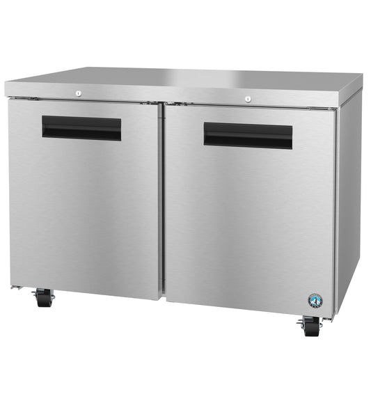 Hoshizaki UF48B-01 One Section Stainless Doors Mega Top Prep Table Refrigerator