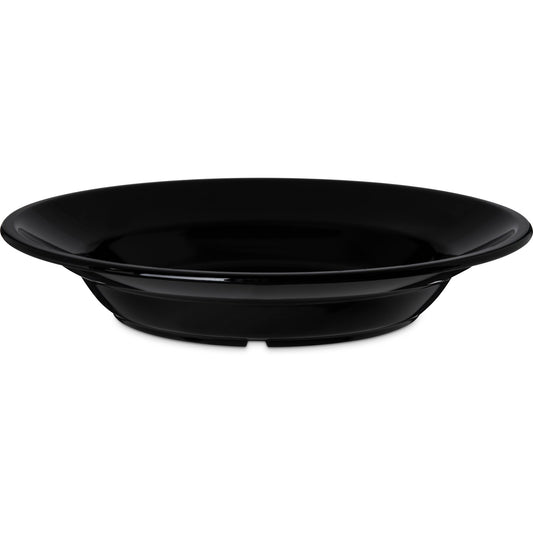 Carlisle PCD31203 12 oz Black Polycarbonate Soup Salad Broth Bowl