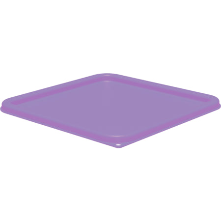 Carlisle 1197189 6 - 8 Qt Purple Square Proprietary Blend Food Storage Container Lid