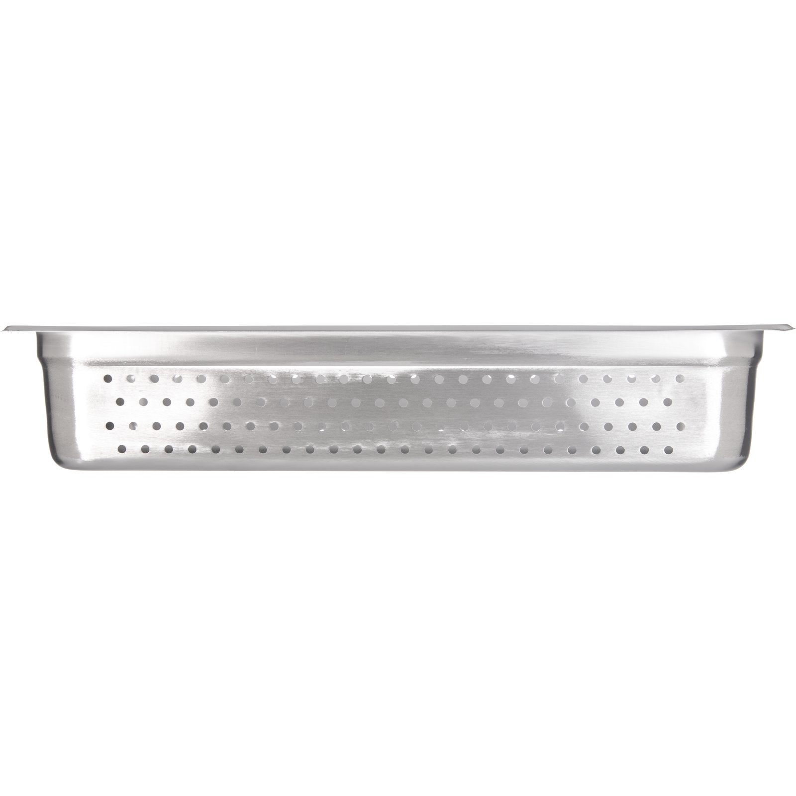 Carlisle 607004P Full-Size Stainless Steel DuraPan Light Gauge Perforated Steam Table Hotel Pan, 4" Deep