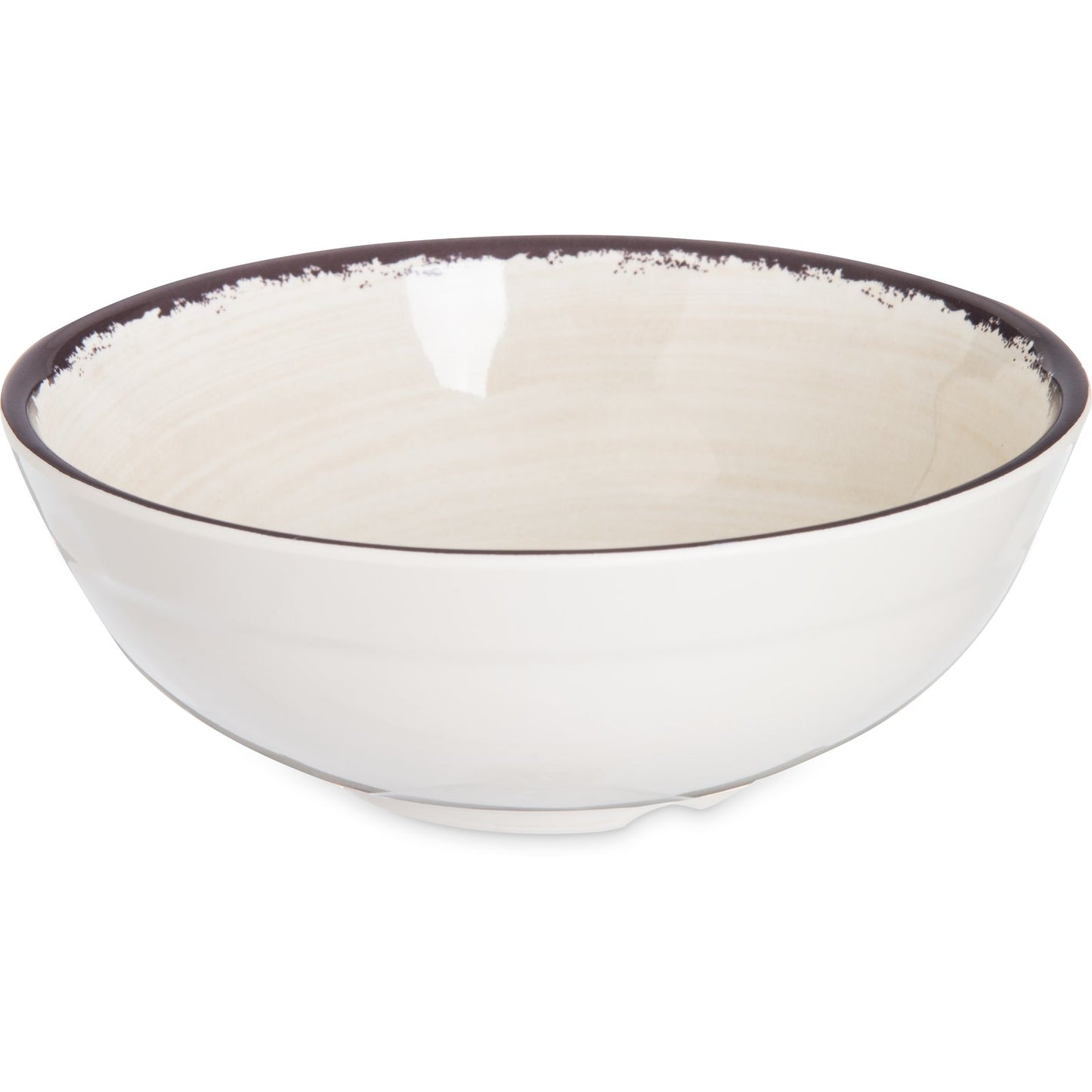 Carlisle 5400553 17 oz Sweet Cream Mingle Melamine Small Bowl