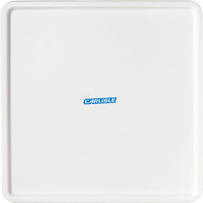 Carlisle RHC02 20.63" x 20.63" x 1" White ABS OptiClean Rack Cover