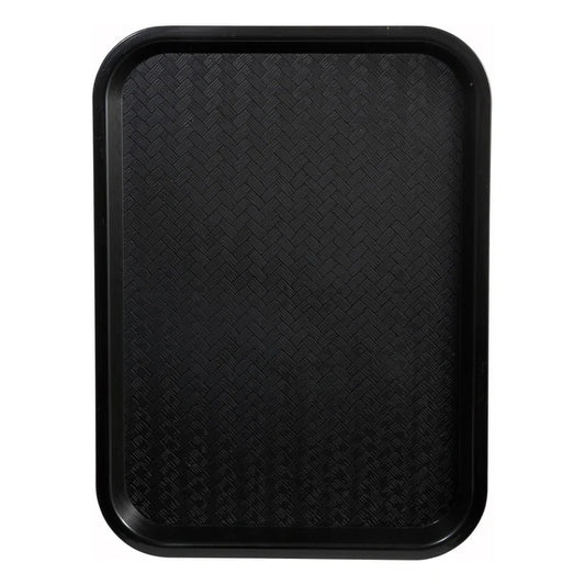 Winco FFT-1418K 14" x 18" Black Fast Food Tray