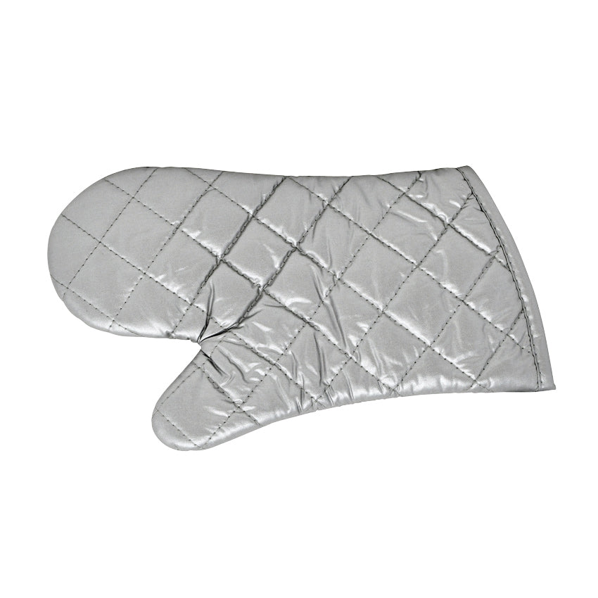Omcan 46341 13-inch Silver Coated Heat Resistant Oven Mitt