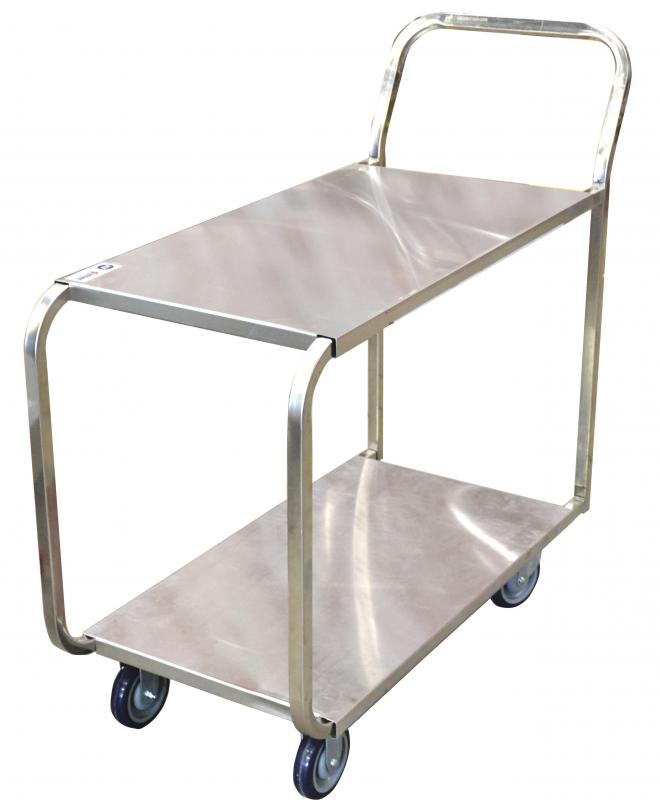 Omcan 13118 Stainless Steel Solid Top Stock Cart