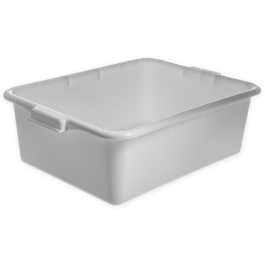 Carlisle N4401102 20" x 15" x 7" White Comfort Curve Tote Box