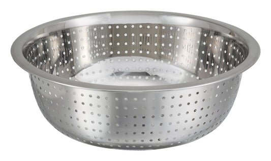 Winco CCOD-11S 11" Stainless Steel Colanders, Chinese Style
