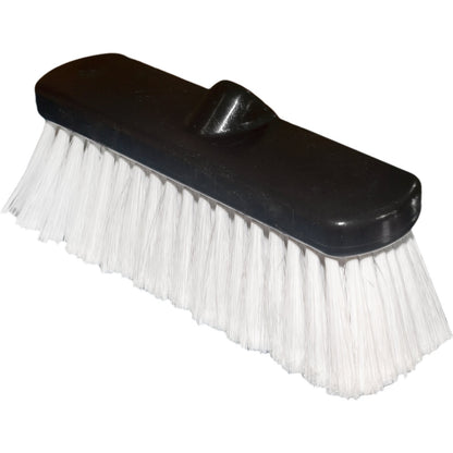 Carlisle 36123000 10" Black Vehicle Wash Brush with Crimped Polypropylene Bristles