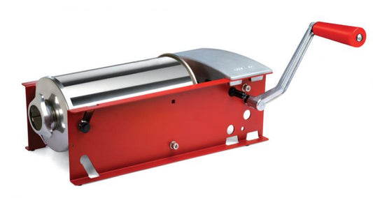 Omcan 40517 Elite Series Moderate-duty Horizontal Two-speed Gear-driven Manual Sausage Stuffer with 11 lb. capacity