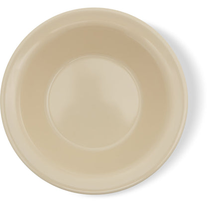 Carlisle KL80025 5 oz Tan Kingline Melamine Rimmed Fruit Bowl