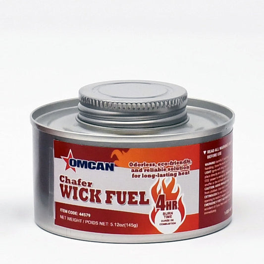Omcan 44579 4 Hour Wick Chafing Dish Fuel with Safety Twist Cap