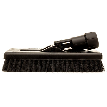 Carlisle 3638831EC03 8" Black Color Code Swivel Scrub Brush