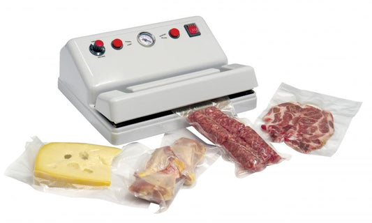 Omcan 14407 Light-Duty Commercial Vacuum Packaging Machine with Analog Control and 13" Seal Bar