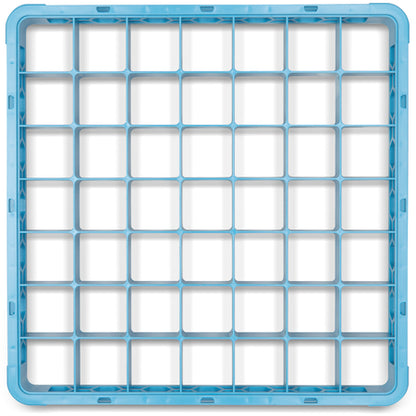 Carlisle RE4914 Carlisle Blue 49-Compartment Polypropylene OptiClean Divided Glass Rack Extender 1.78"