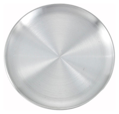 Winco APZC-10 10" Aluminum Coupe Style Pizza Tray