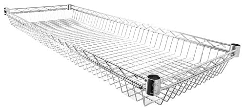 Omcan 47324 18" x 48" Chrome Wire Basket