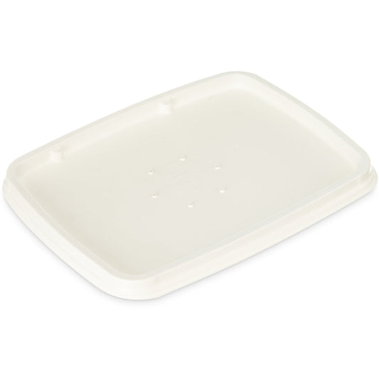 Dinex DXHH30 Natural Rectangular Soup Bowl Lid (1000/cs)