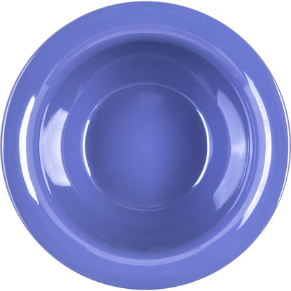 Carlisle 3303814 10 oz Ocean Blue Sierrus Melamine Rimmed Nappie Bowl