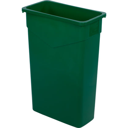Carlisle 34202309 23 Gallon Green Rectangle Polyethylene TrimLine Waste Container