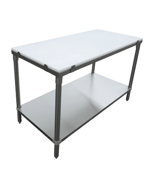 Thorinox DSST-3060-PT 30" x 60" Stainless Steel Work Table with Polytop