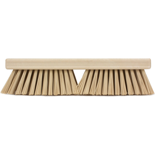 Carlisle 41722EC25 10" Tan Sparta Color Coded Deck Scrub Brush