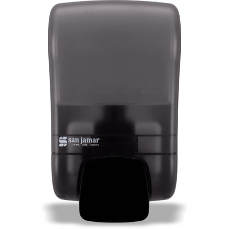 Carlisle S900TBK 900 mL Black Pearl Manual Rely Soap & Sanitizer Dispenser, Liquid & Lotion