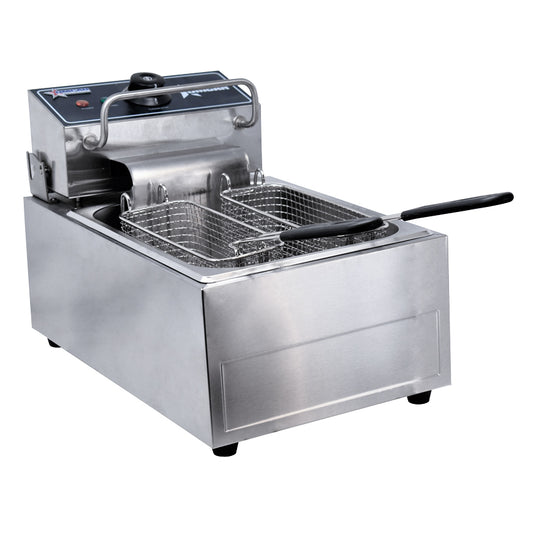 Omcan 34867 6 Qt (7 Liters) Electric Single Countertop Fryer