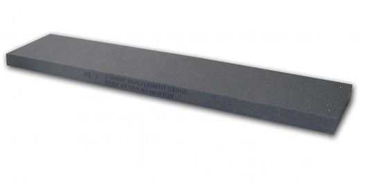 Omcan 10971 12" x 2.75" x 0.75" JM3 Coarse Crystolon Norton Sharpening Stone - Replacement Oil Stone