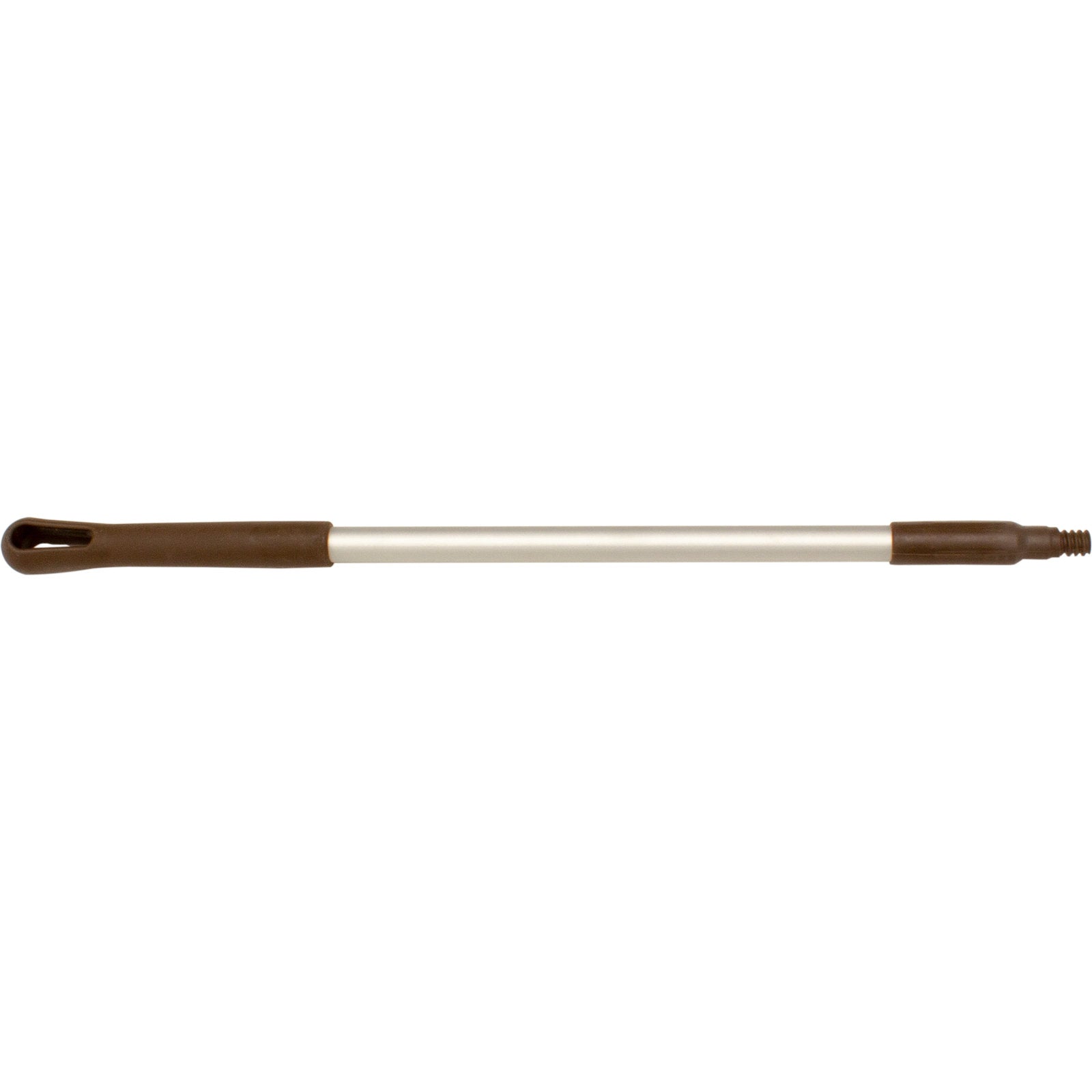Carlisle 40246EC01 30" Brown Natural Aluminum Handle with Color-Coded Tip and Hang Up Cap