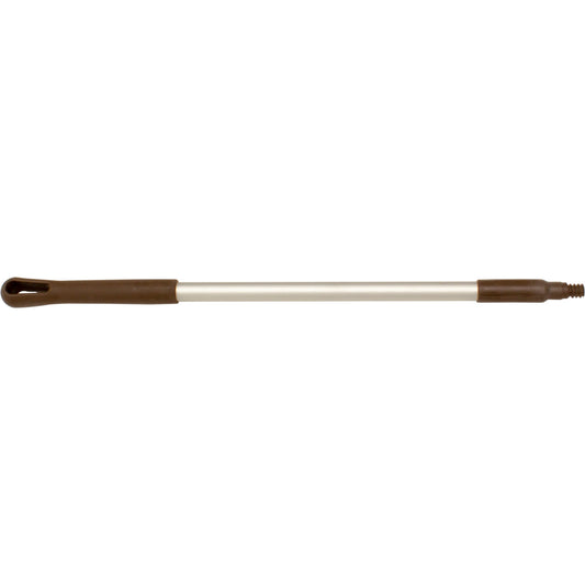 Carlisle 40246EC01 30" Brown Natural Aluminum Handle with Color-Coded Tip and Hang Up Cap