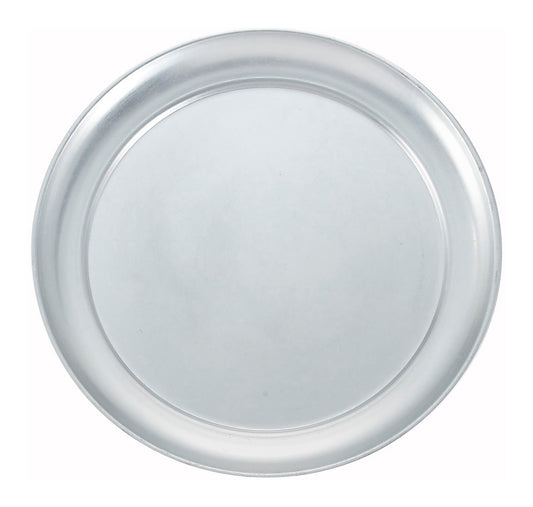 Winco APZT-9 9" Aluminum Wide Rim Pizza Tray