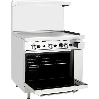 Bishop ATO-36G Manual Gas Griddle with Oven