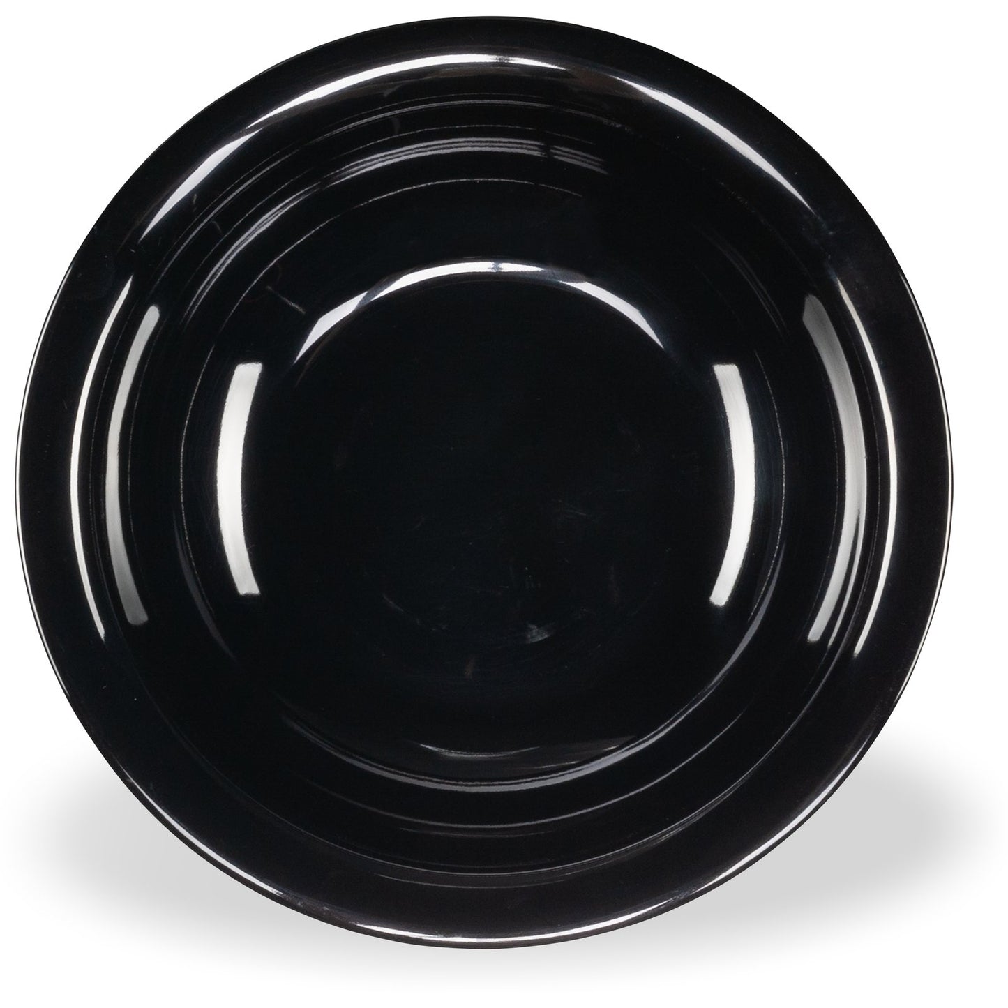 Carlisle 3303203 16 oz Black Sierrus Melamine Rimmed Bowl