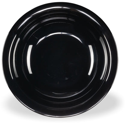 Carlisle 3303203 16 oz Black Sierrus Melamine Rimmed Bowl