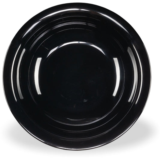 Carlisle 3303203 16 oz Black Sierrus Melamine Rimmed Bowl